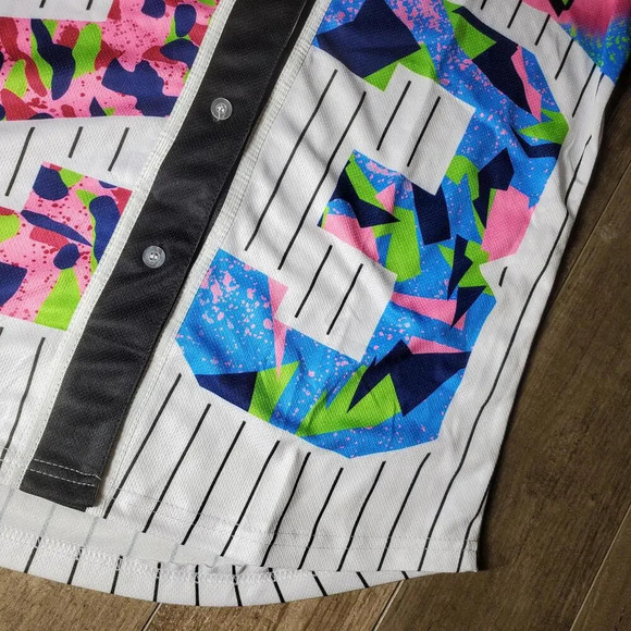 Cuthbert 90s Bel Air Baseball Jersey Shirt for Theme Party Women's Size Large - Picture 5 of 15